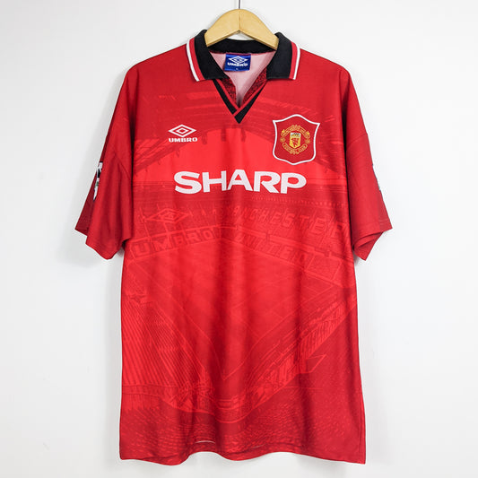 Authentic Manchester United 1995/96 Home - David Beckham #24 Size XL