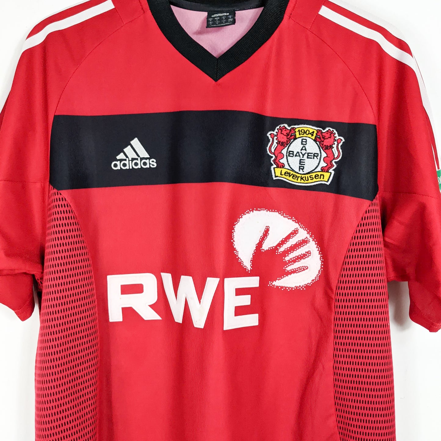 Authentic Bayer Leverkusen 2002/04 Home - Schneider #25 Size M