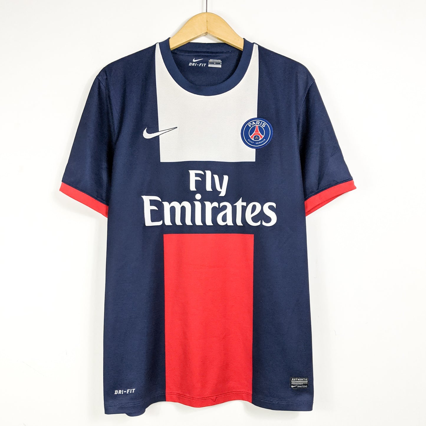 Authentic Paris Saint-Germain 2013/14 Home - David Beckham #32 Size L