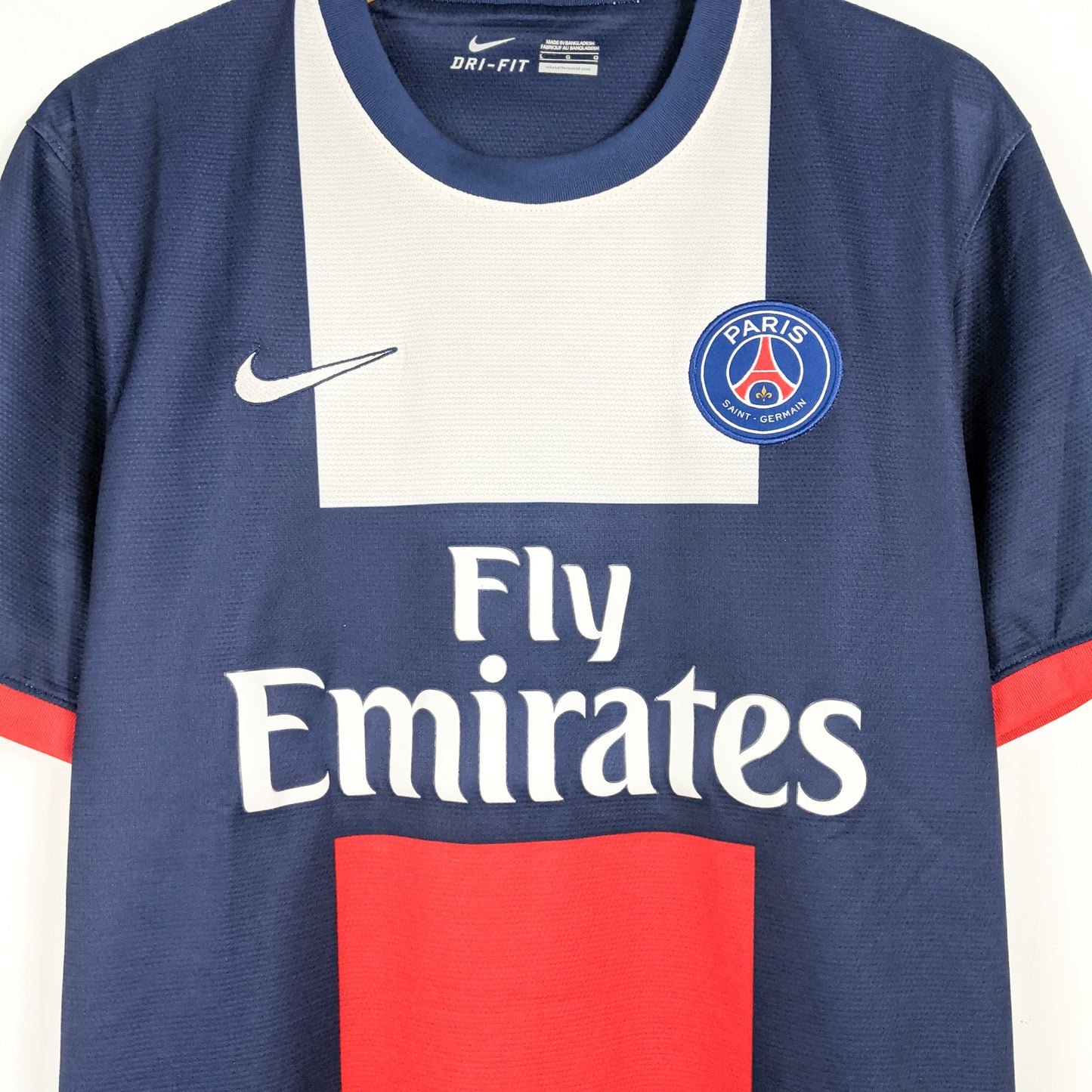 Authentic Paris Saint-Germain 2013/14 Home - David Beckham #32 Size L