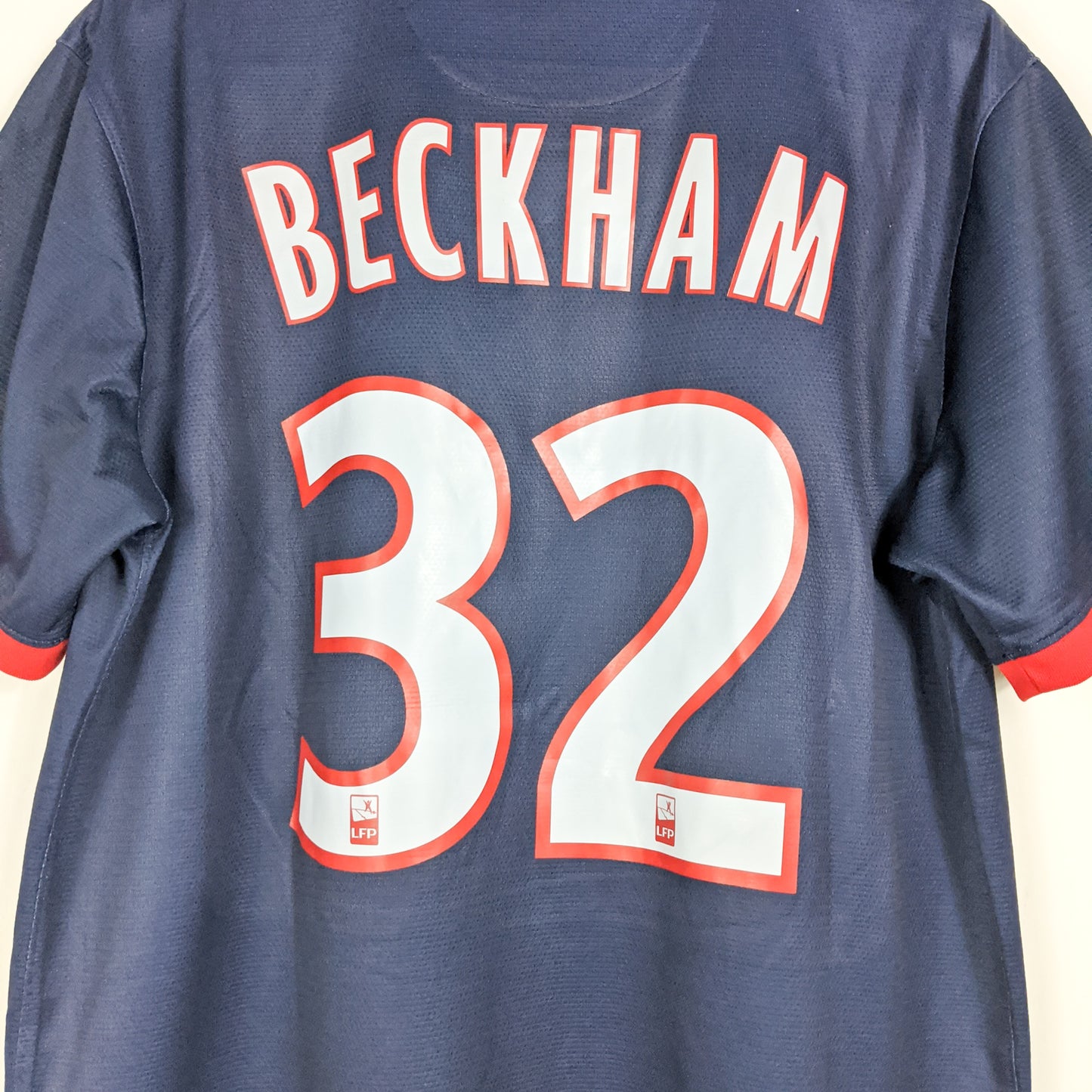 Authentic Paris Saint-Germain 2013/14 Home - David Beckham #32 Size L