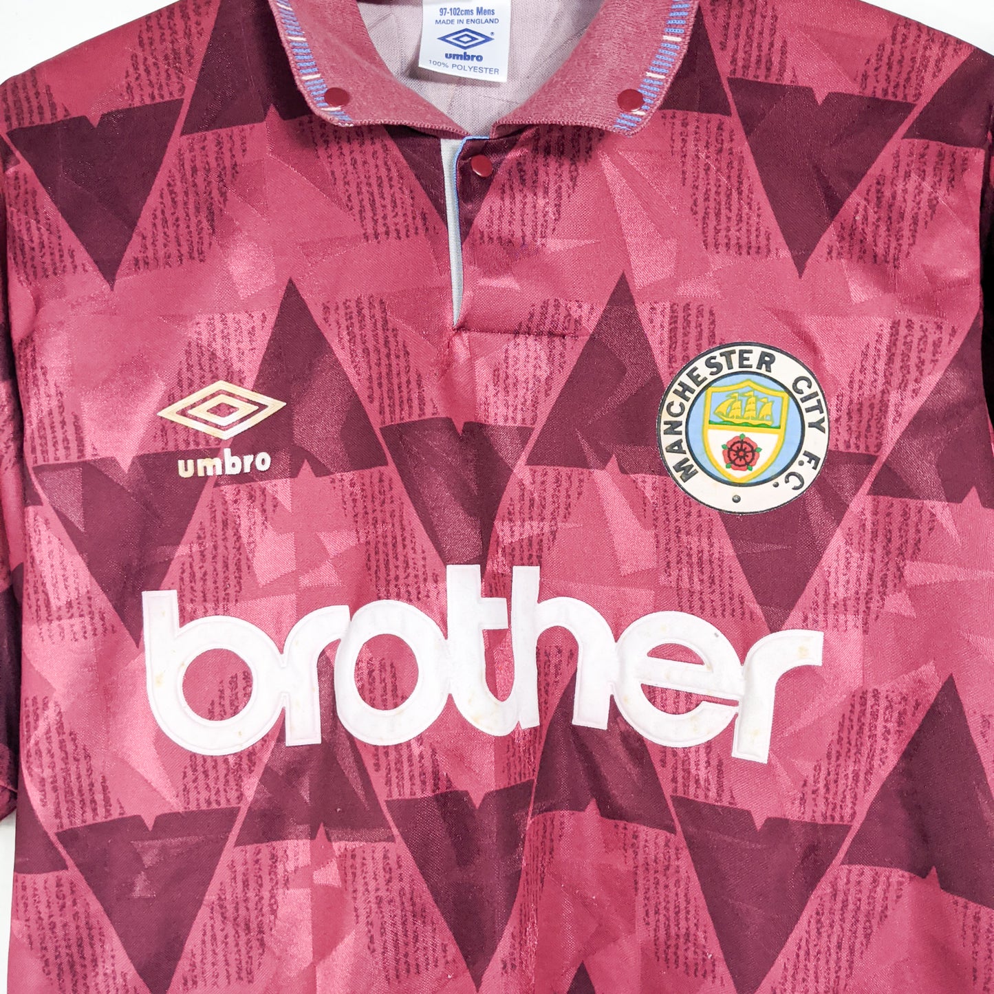 Authentic Manchester City 1990/91 Away - Size M