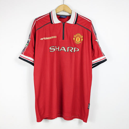 Authentic Manchester United 1999/00 Home - Jaap Stam #6 Size XL