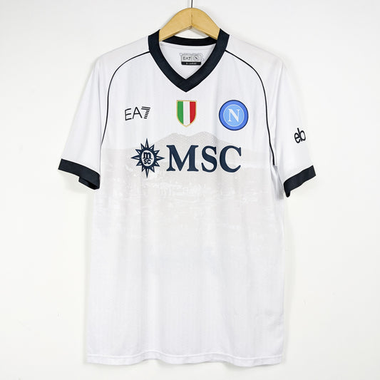 Authentic Napoli 2023/24 Away - Kvaratskhelia #77 Size XL (Bnwt)