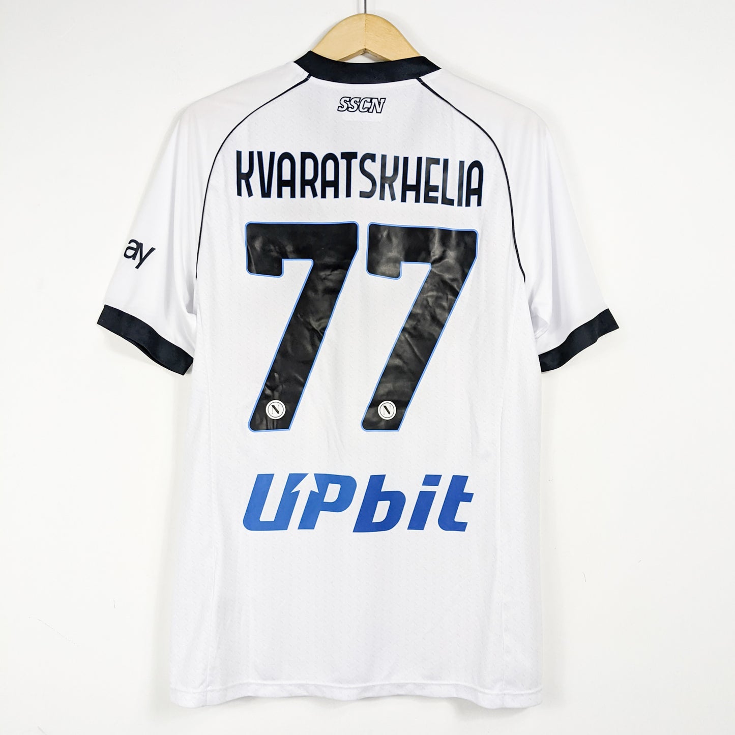 Authentic Napoli 2023/24 Away - Kvaratskhelia #77 Size XL (Bnwt)