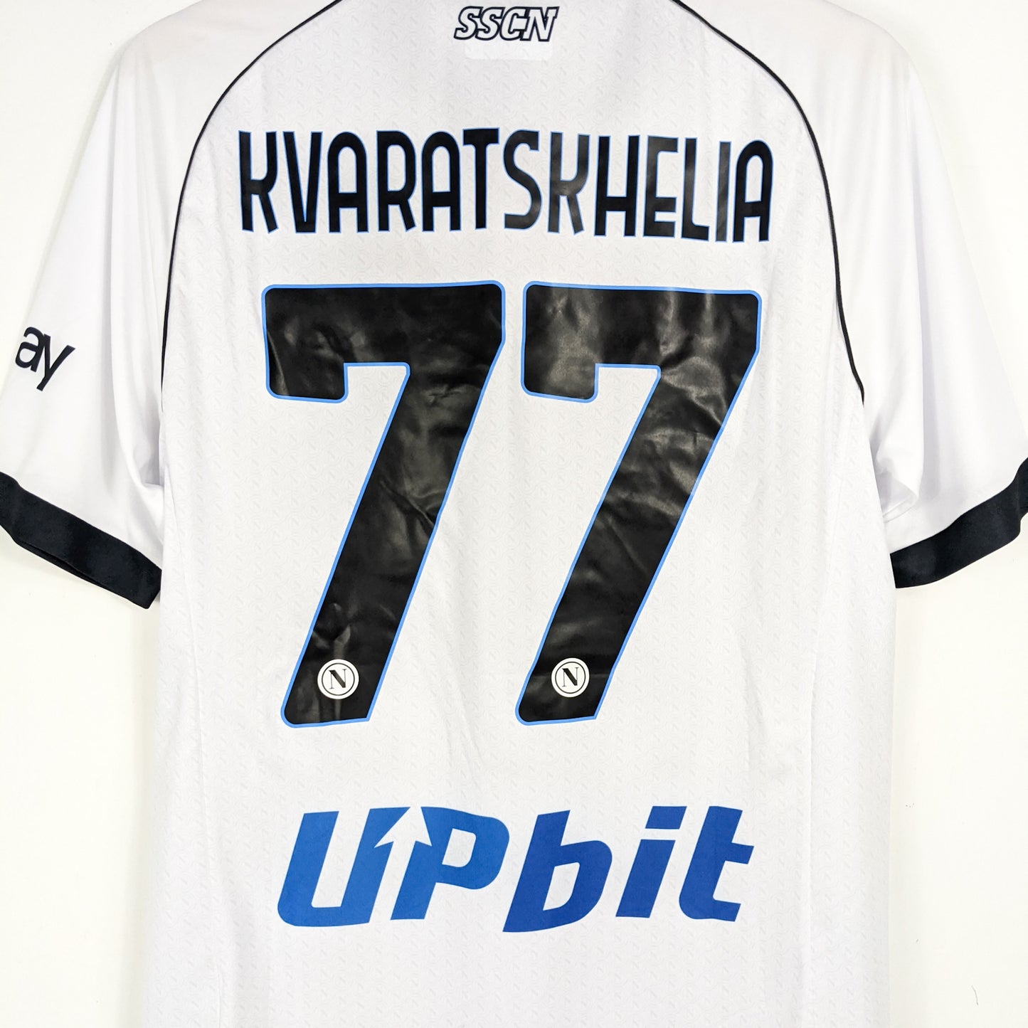 Authentic Napoli 2023/24 Away - Kvaratskhelia #77 Size XL (Bnwt)