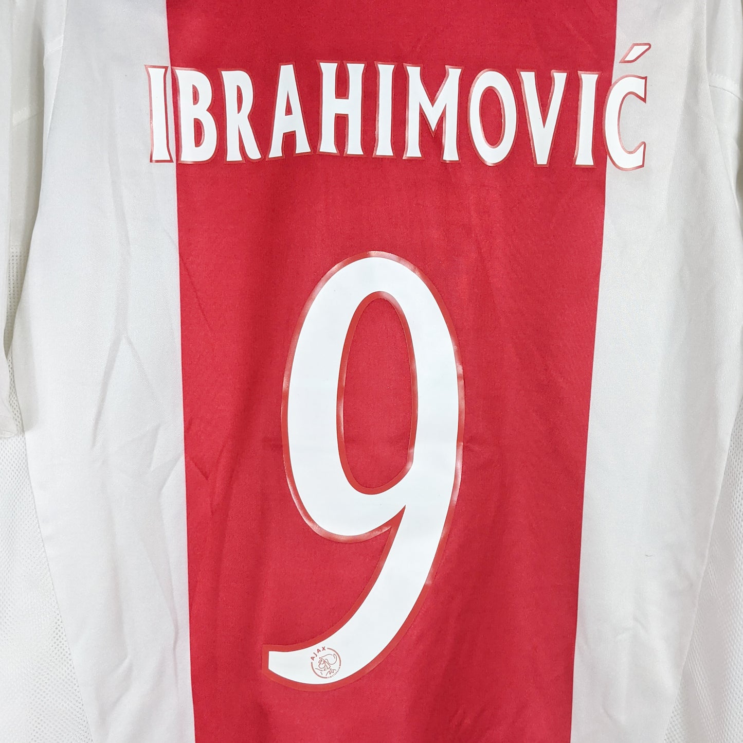 Authentic Ajax 2004/05 Home - Ibrahimovic #9 Size L