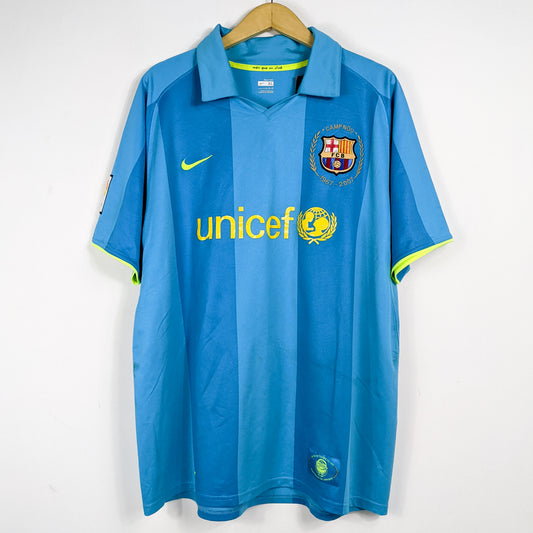 Authentic Barcelona  2007/08 Away - Ronaldinho #10 Size XL