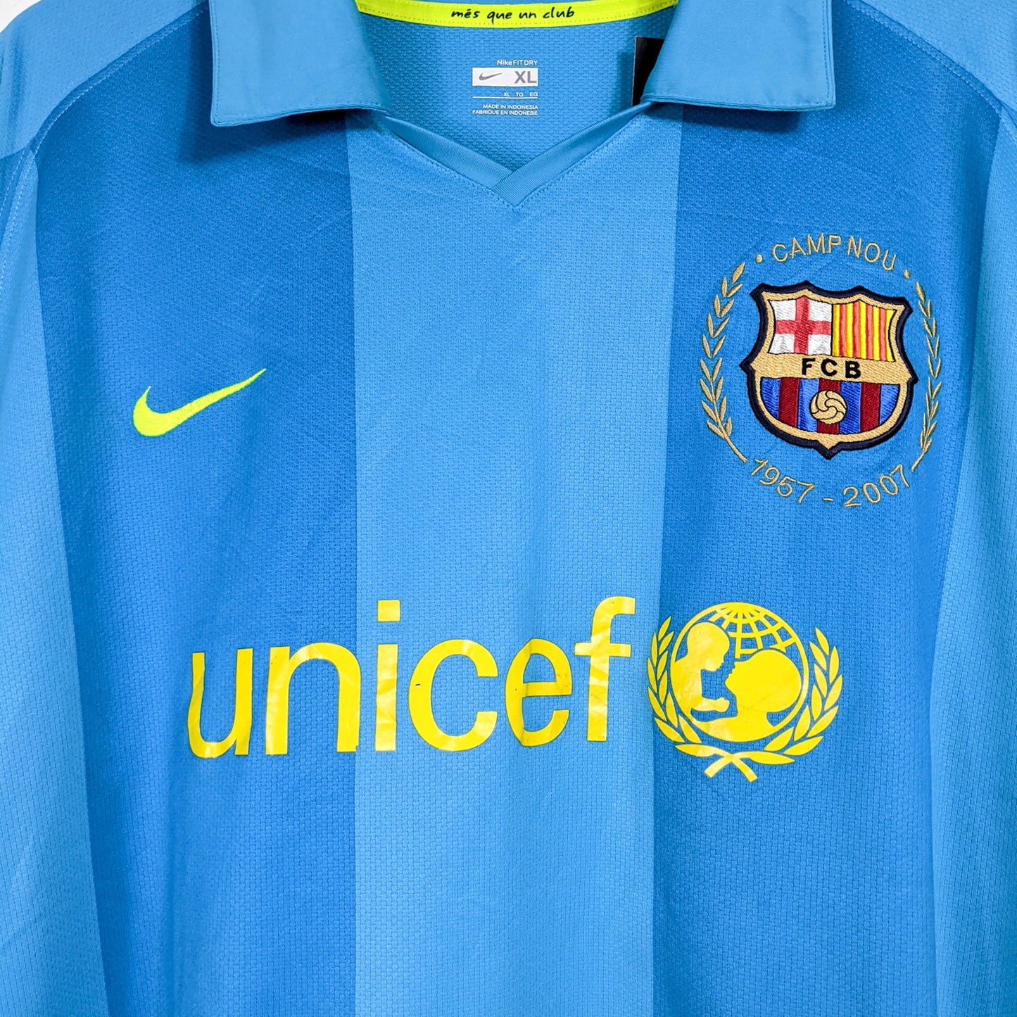 Authentic Barcelona  2007/08 Away - Ronaldinho #10 Size XL