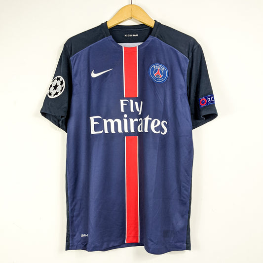 Authentic Paris Saint-Germain 2015/16 Home - Ibrahimovic #10 Size L