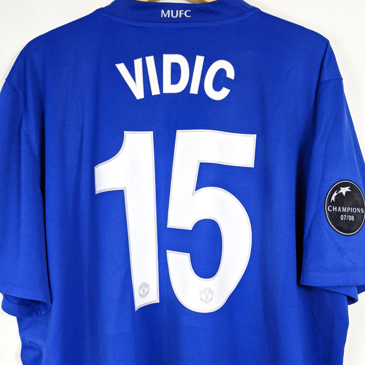 Authentic Manchester United 2008/09 Third - Vidic #15 Size 3XL