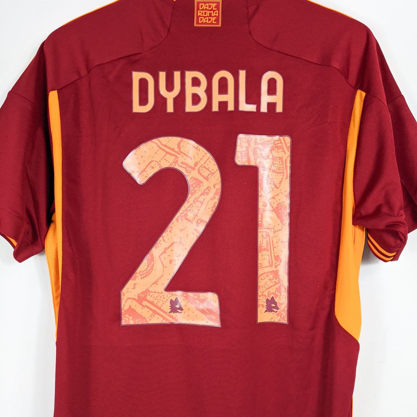 Authentic AS Roma 2023/24 Home - Dybala #21 Size L