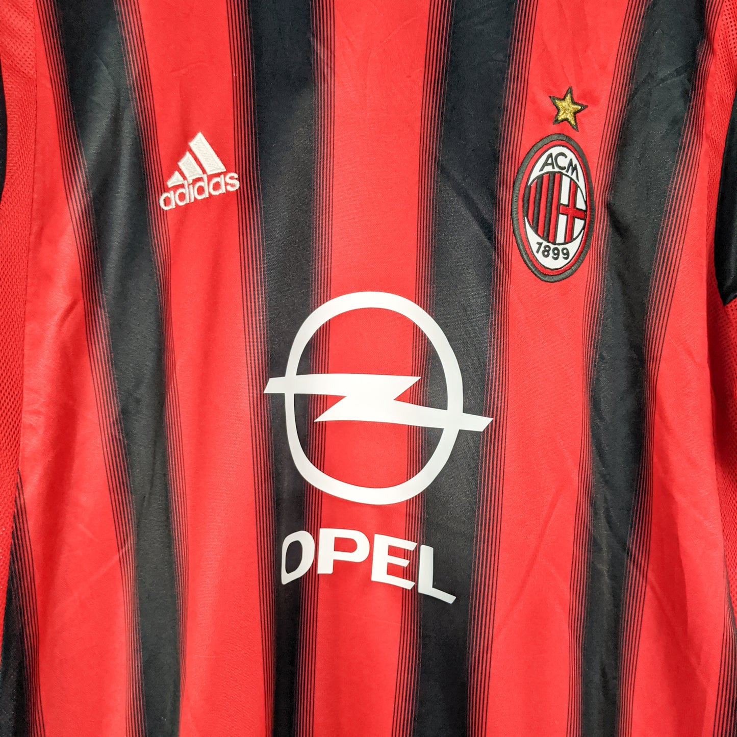 Authentic AC Milan 2004/05 Home - Shevchenko #7 Size L