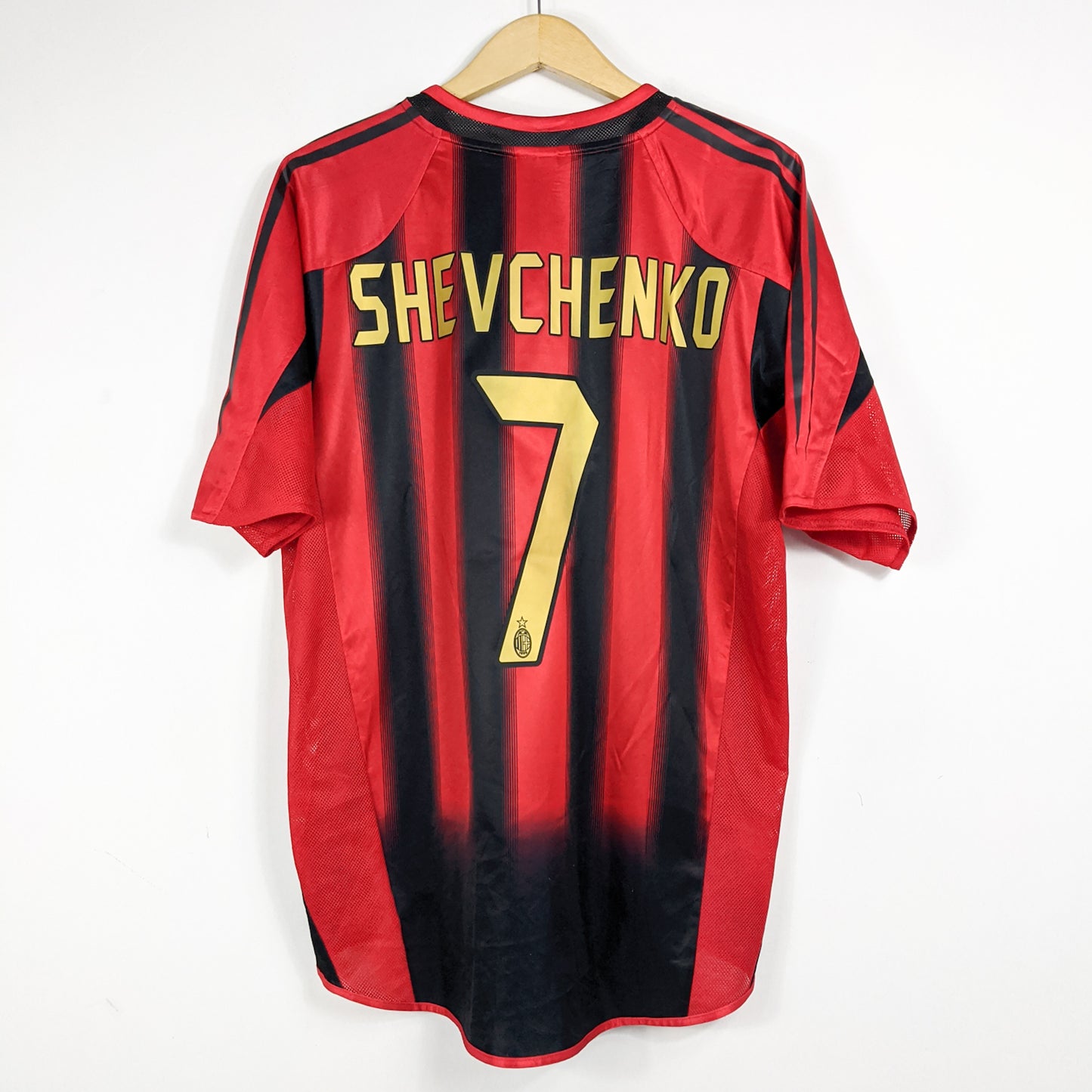 Authentic AC Milan 2004/05 Home - Shevchenko #7 Size L