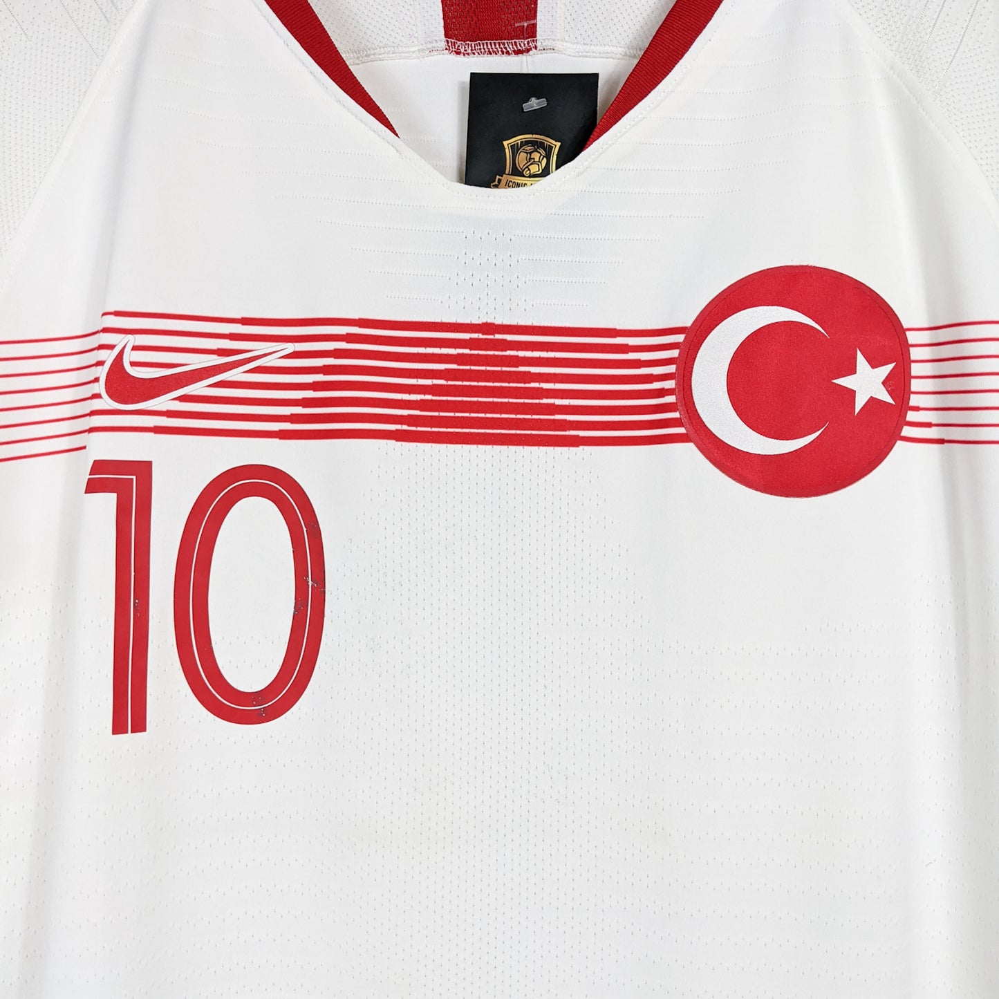 Authentic Turkey 2018 Away - Calhanoglu #10 Size XL (Player Issue)