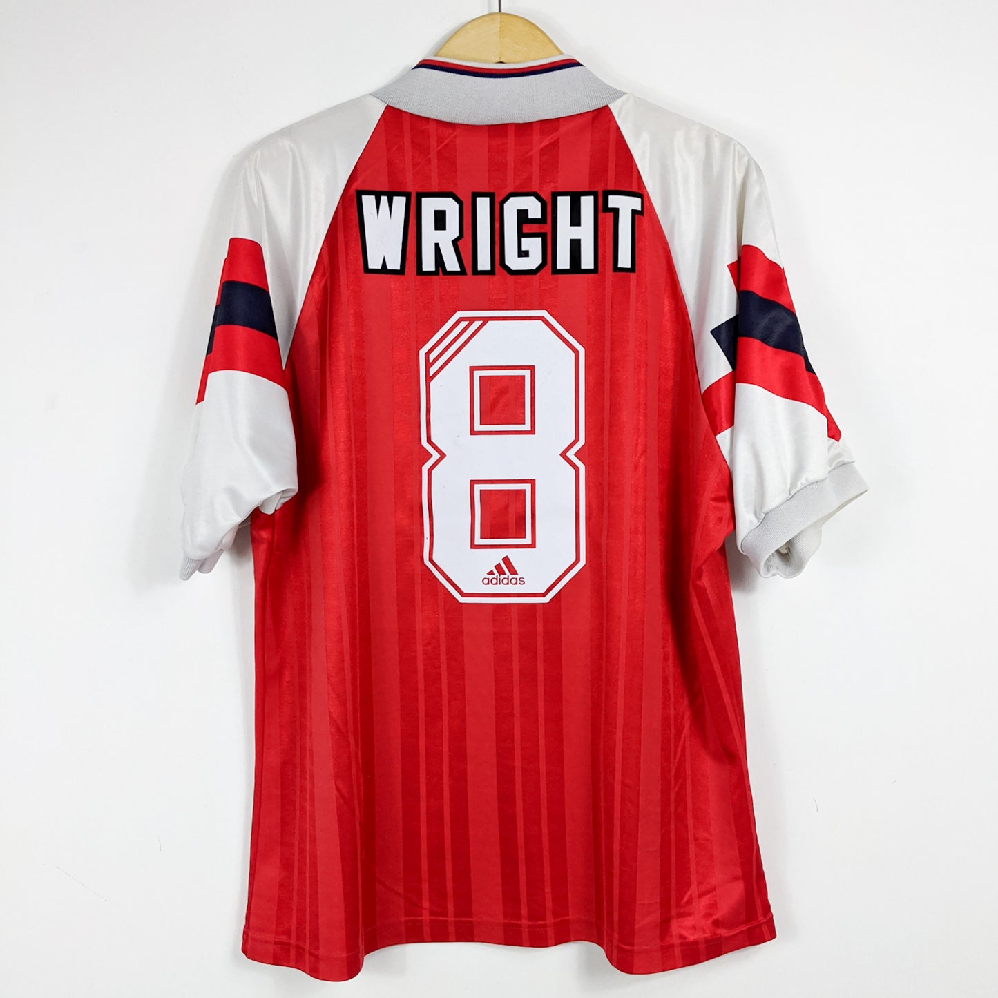 Authentic Arsenal 1992/94 Home - Ian Wright #8 Size L