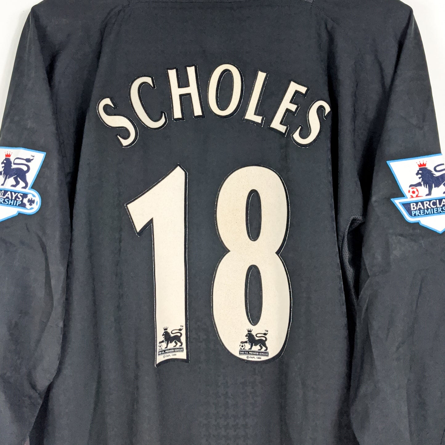 Authentic Manchester United 2003/05 Away - Scholes #18 Size XL (Long Sleeve)