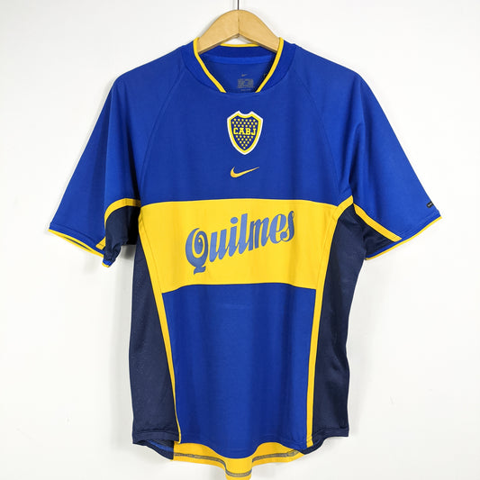 Authentic Boca Juniors 2001/02 Home - Riquelme #10 Size S