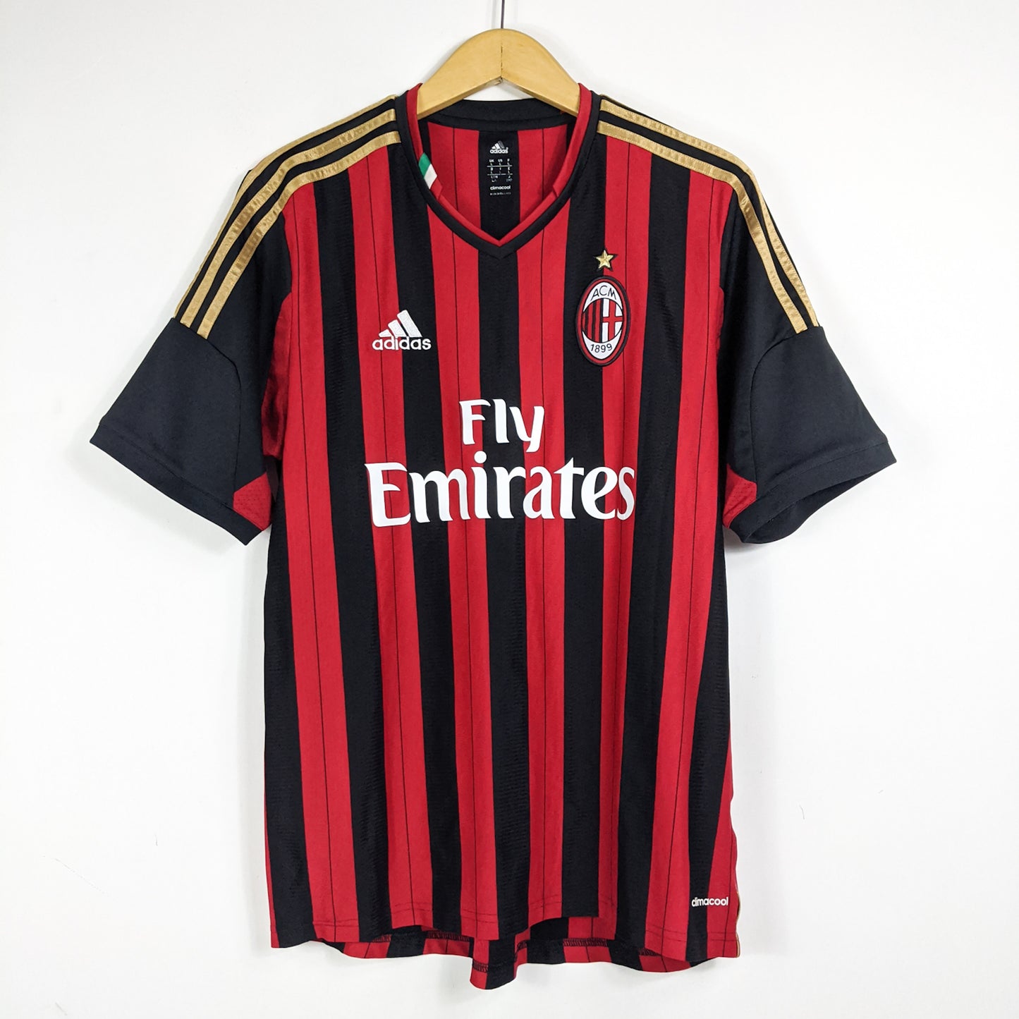 Authentic AC Milan 2013/14 Home - Kaka #22 Size L