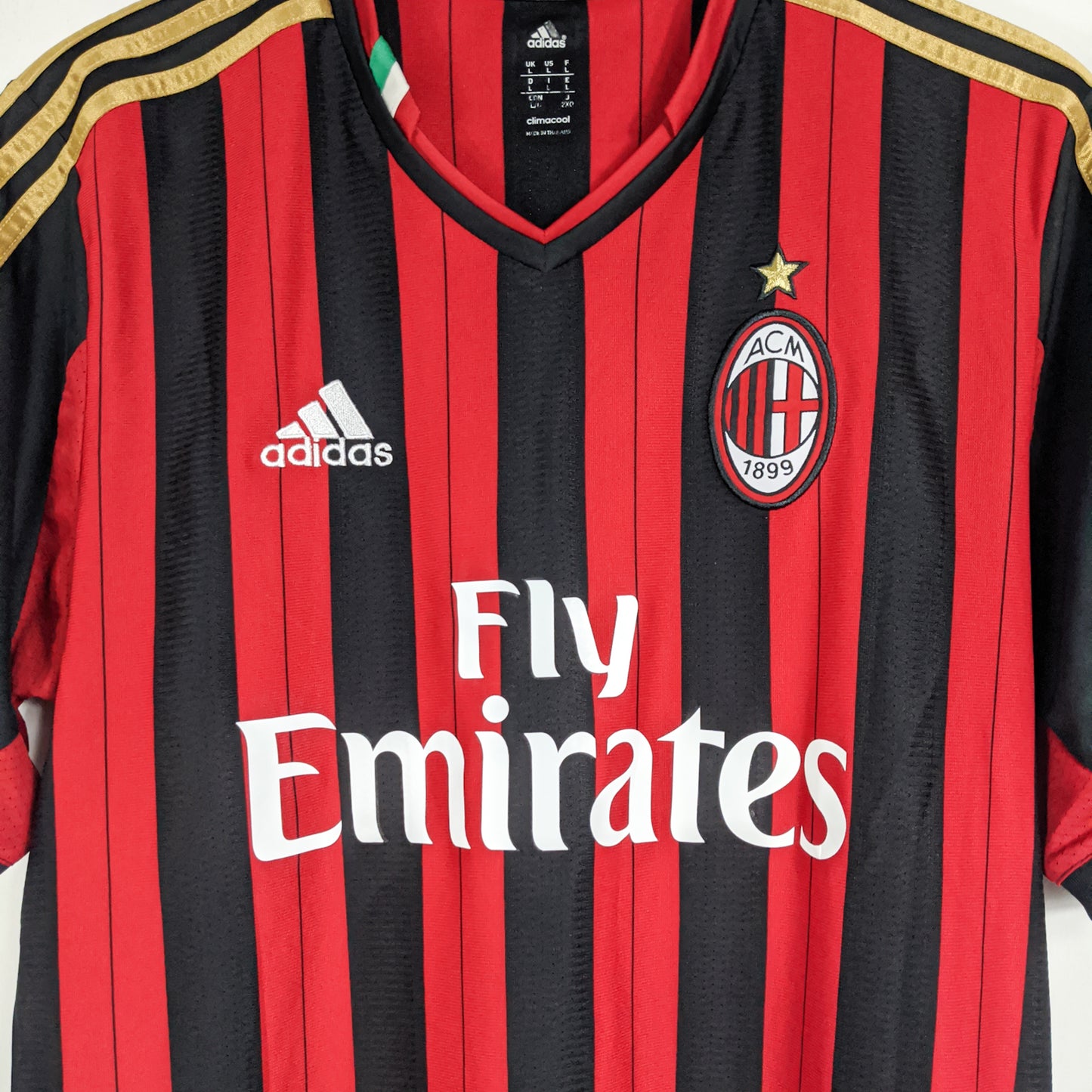 Authentic AC Milan 2013/14 Home - Kaka #22 Size L