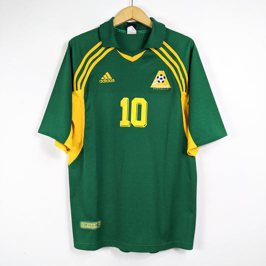 Authentic Australia 2001/02 Home - #10 Kewell Size (Boys 16 fit Large)