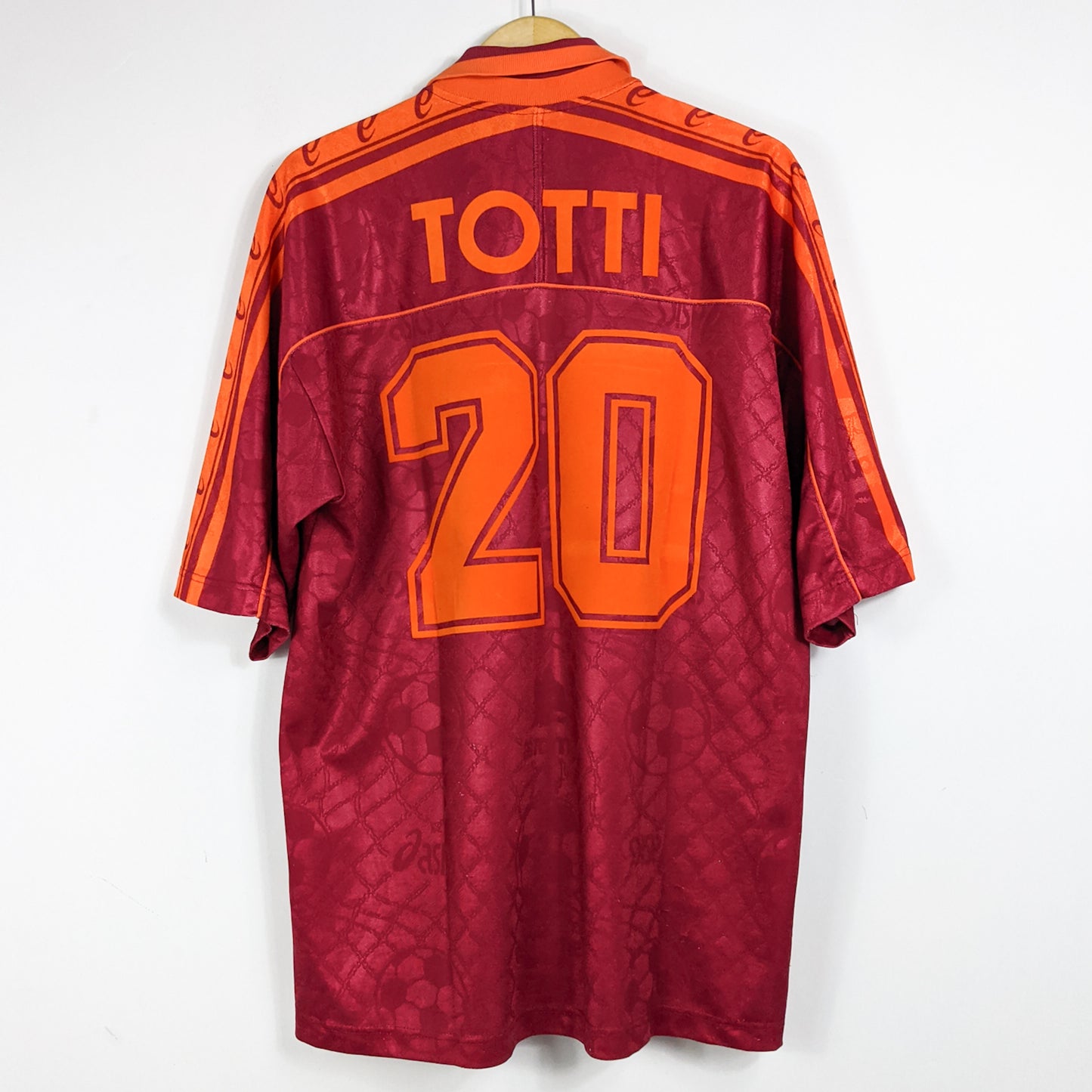 Authentic AS Roma 1995/96 Home - Totti #20 Size XL