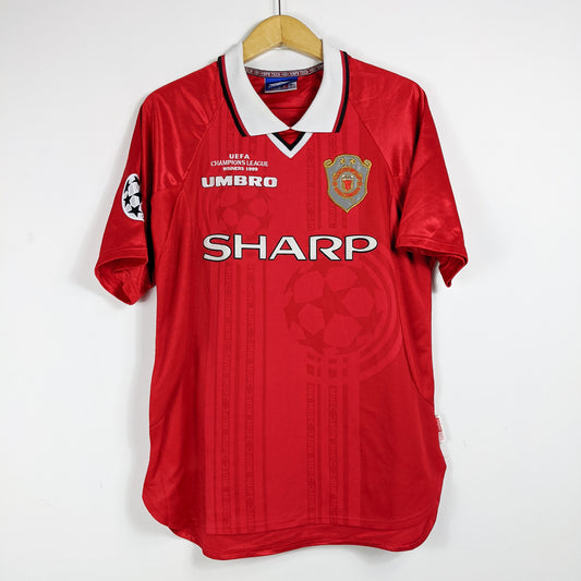 Authentic Manchester United 1999/00 Home - Beckham #7 Size M