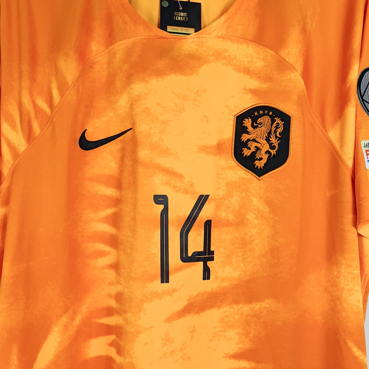 Authentic Netherlands 2022/23 Home - Reijnders #14 Size XL