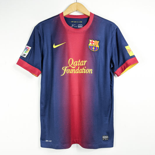 Authentic Barcelona 2012/13 Home - Messi #10 Size M