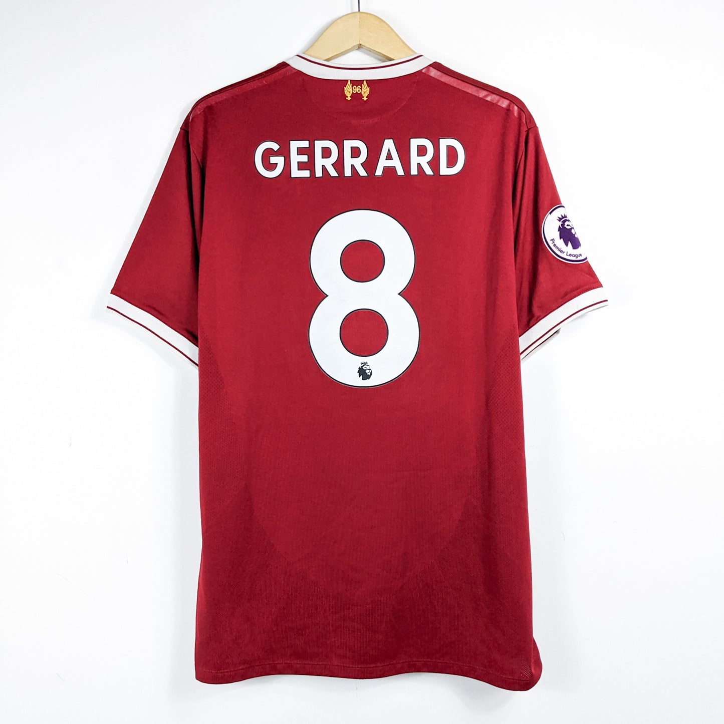 Authentic Liverpool 2017/18 Home - Gerrard #8 Size XL