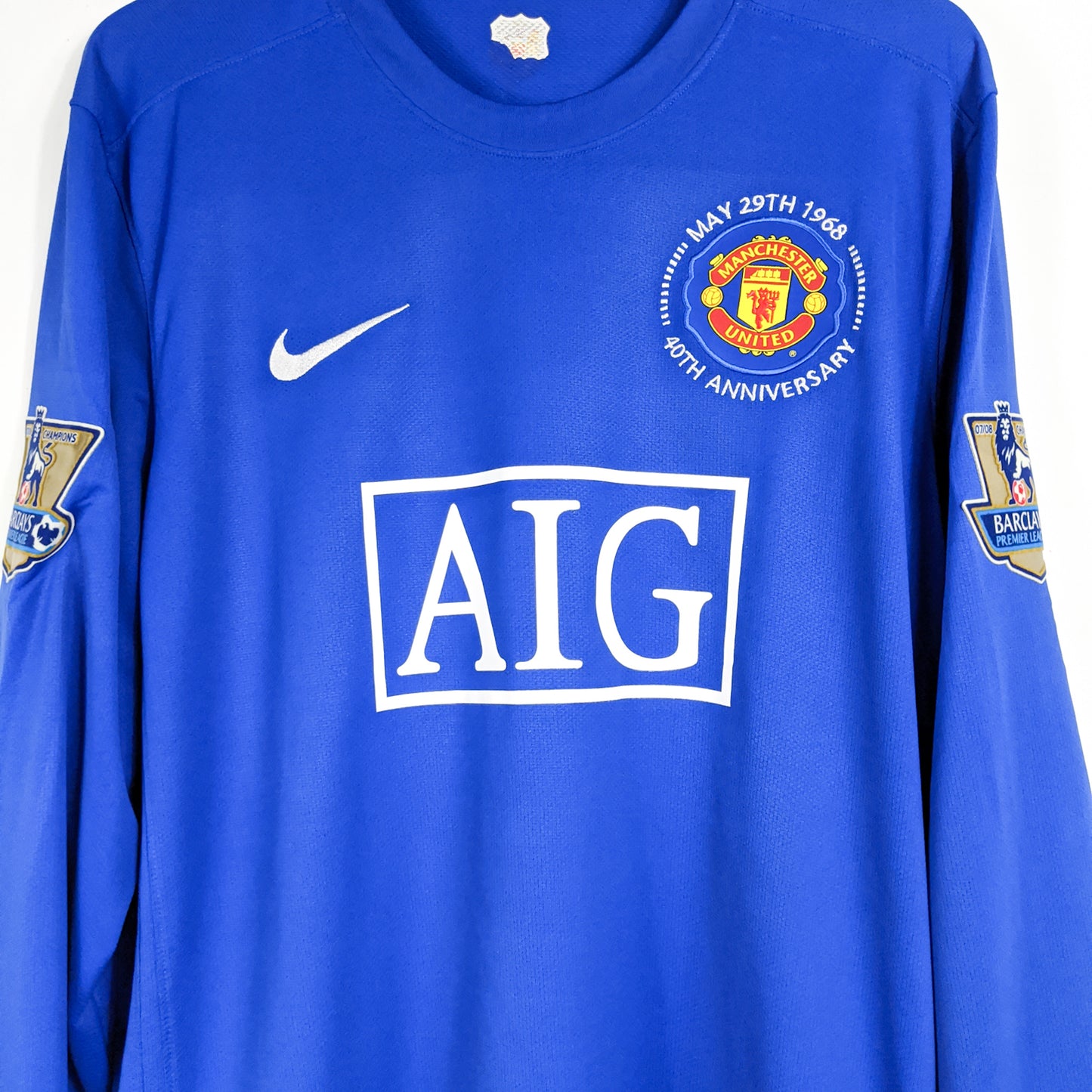 Authentic Manchester United 2008/09 Away - Ronaldo #7 Size XL (Long sleeve)