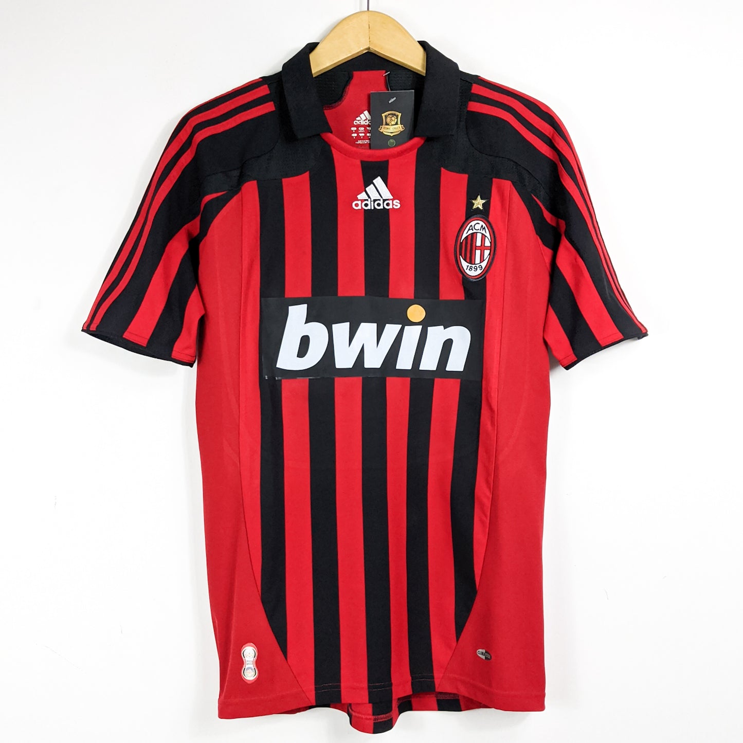 Authentic AC Milan 2007/08 Home - Ronaldo #99 Size S