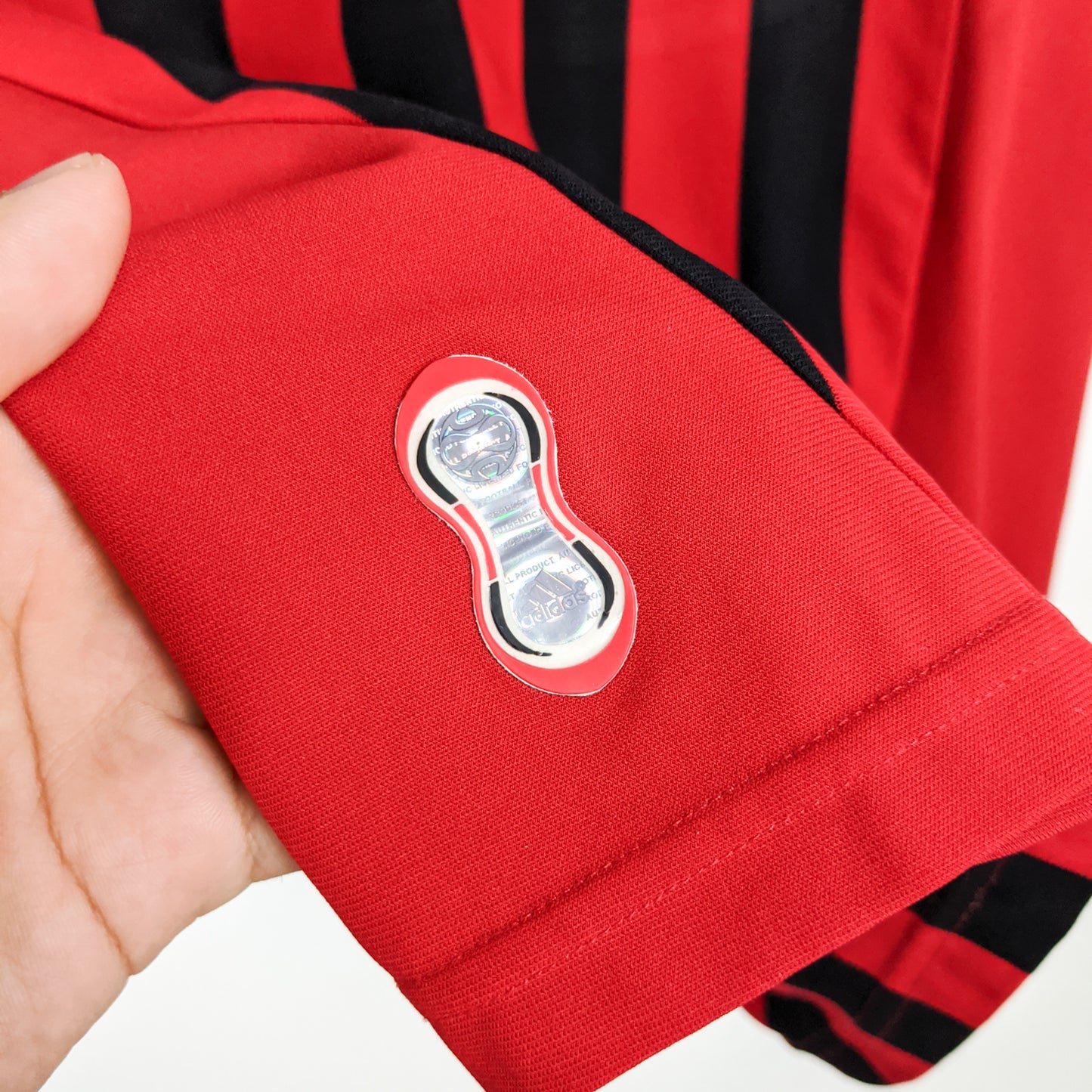 Authentic AC Milan 2007/08 Home - Ronaldo #99 Size S