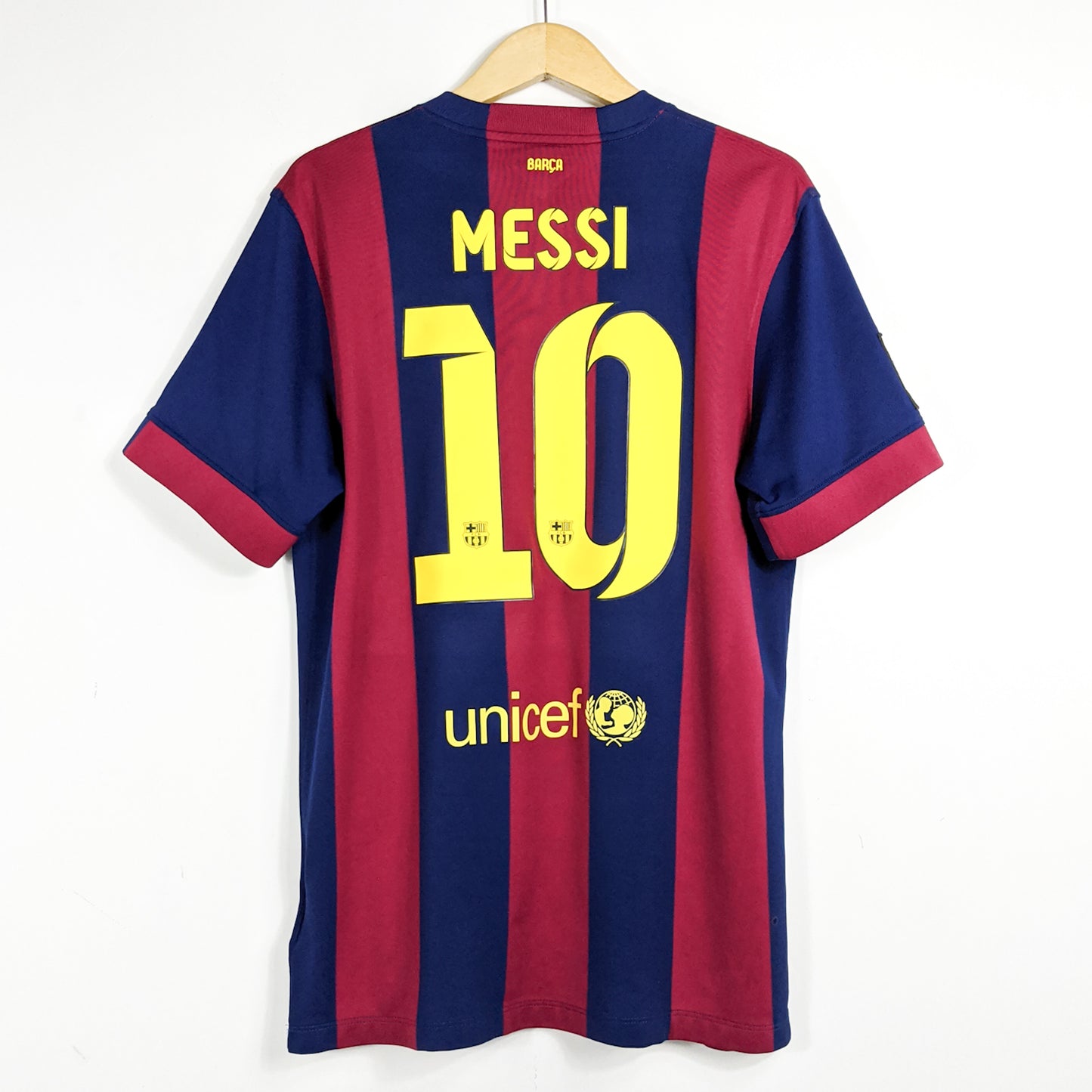 Authentic Barcelona 2014/15 Home - Messi #10 Size M