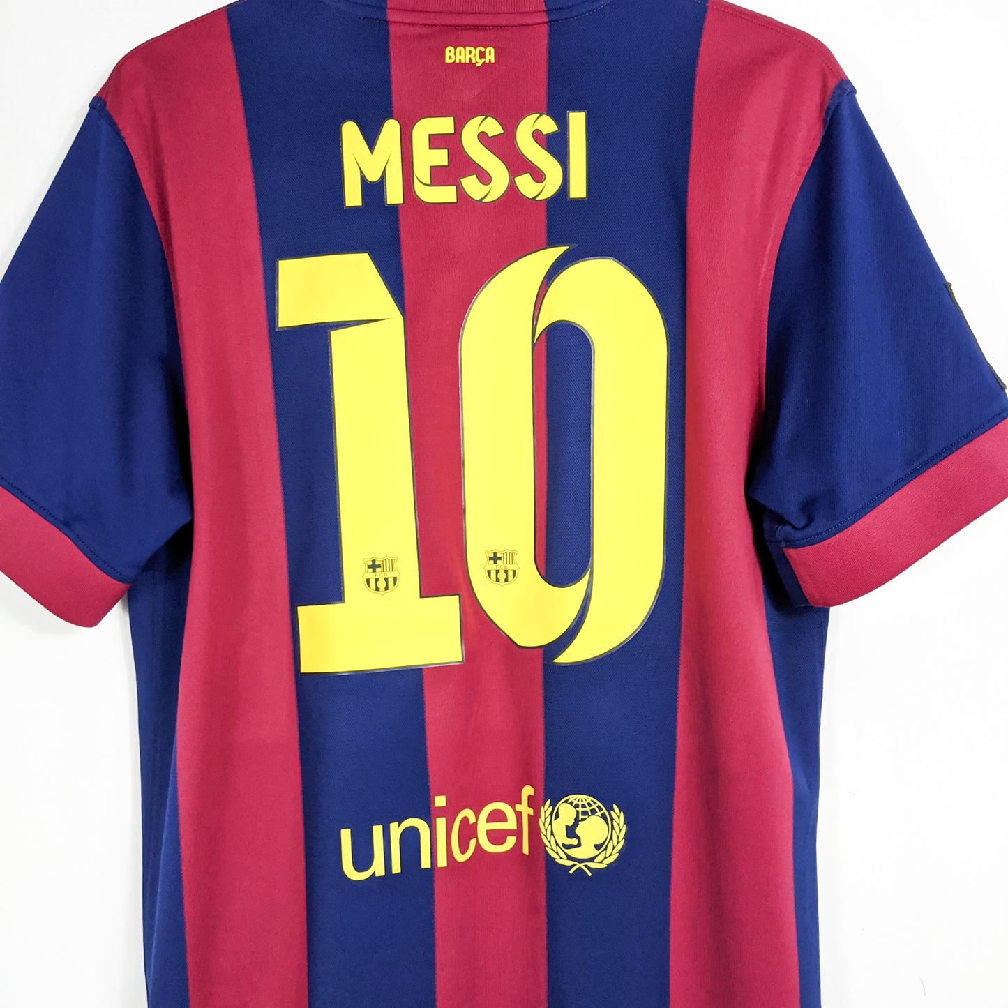 Authentic Barcelona 2014/15 Home - Messi #10 Size M