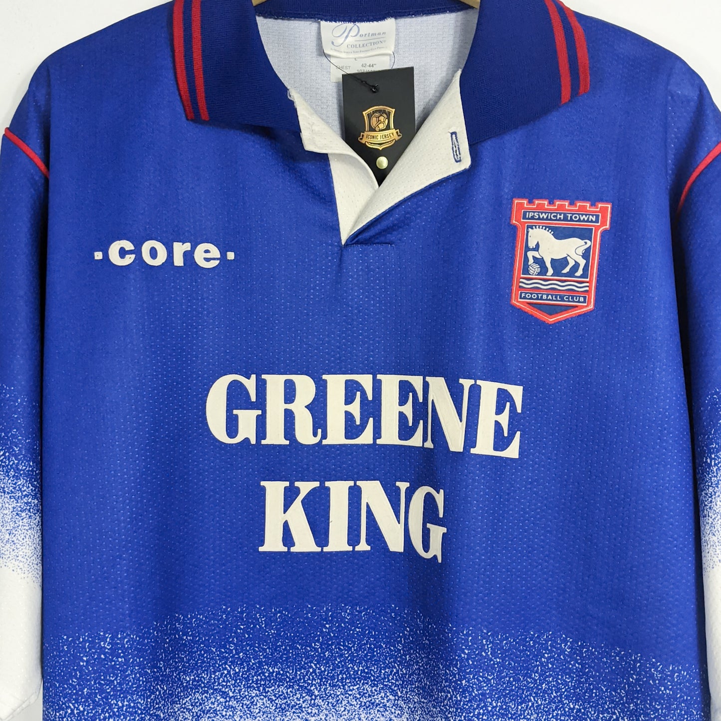 Authentic Ipswich Town 1995/96 Home - Size L