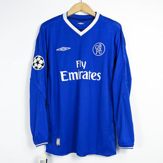 Authentic Chelsea 2003/04 Home - Duff #11 Size M (Long Sleeve) (Bnwt)