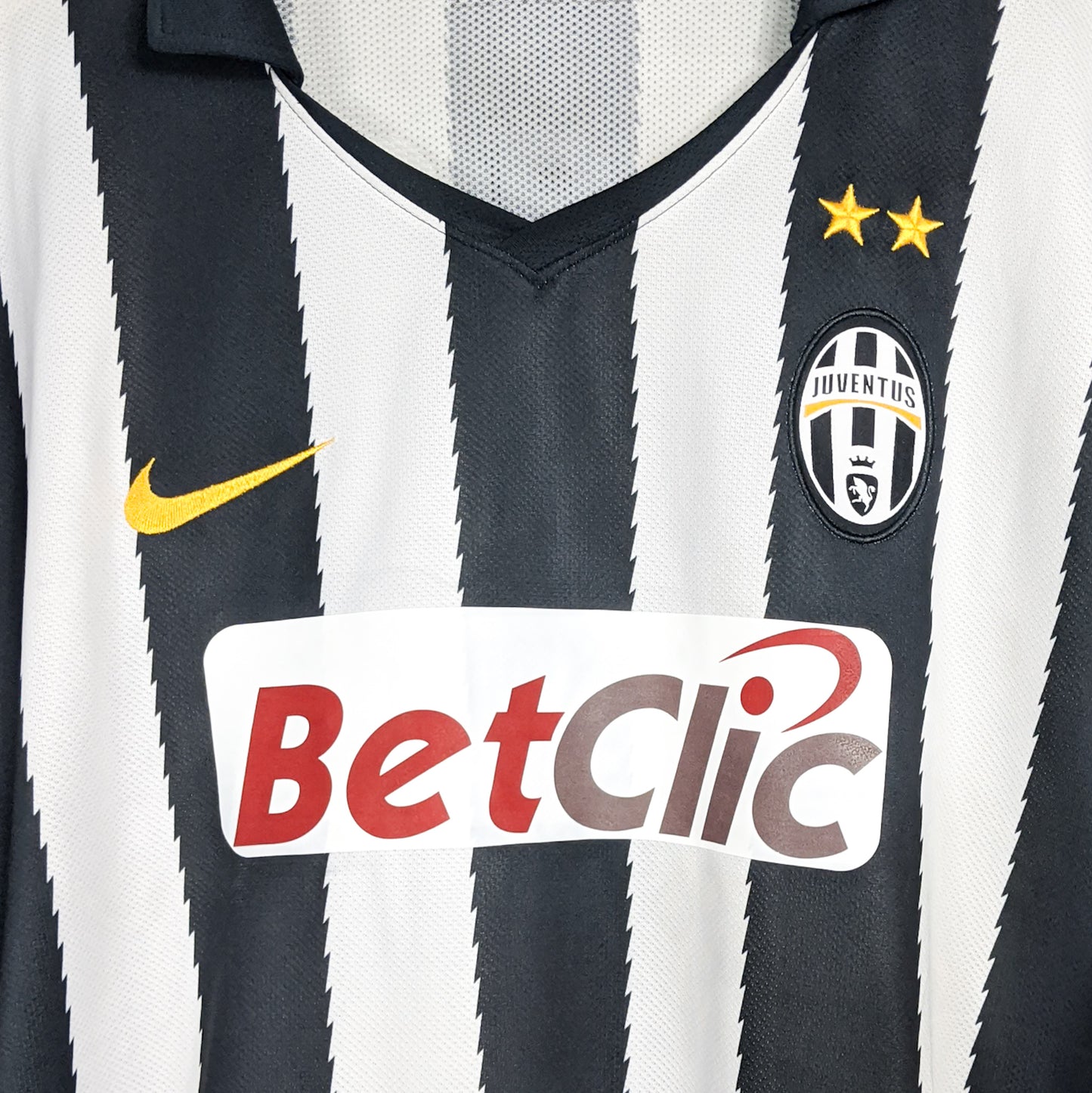 Authentic Juventus 2010/11 Home - Del Piero #10 Size L (Long Sleeve) (Player Issue)