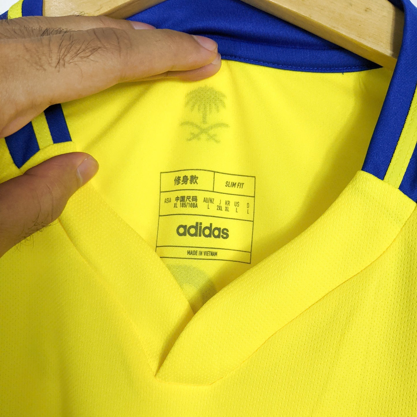 Authentic Al Nassr 2024 Home - Ronaldo #7 Size L (Bnwt)