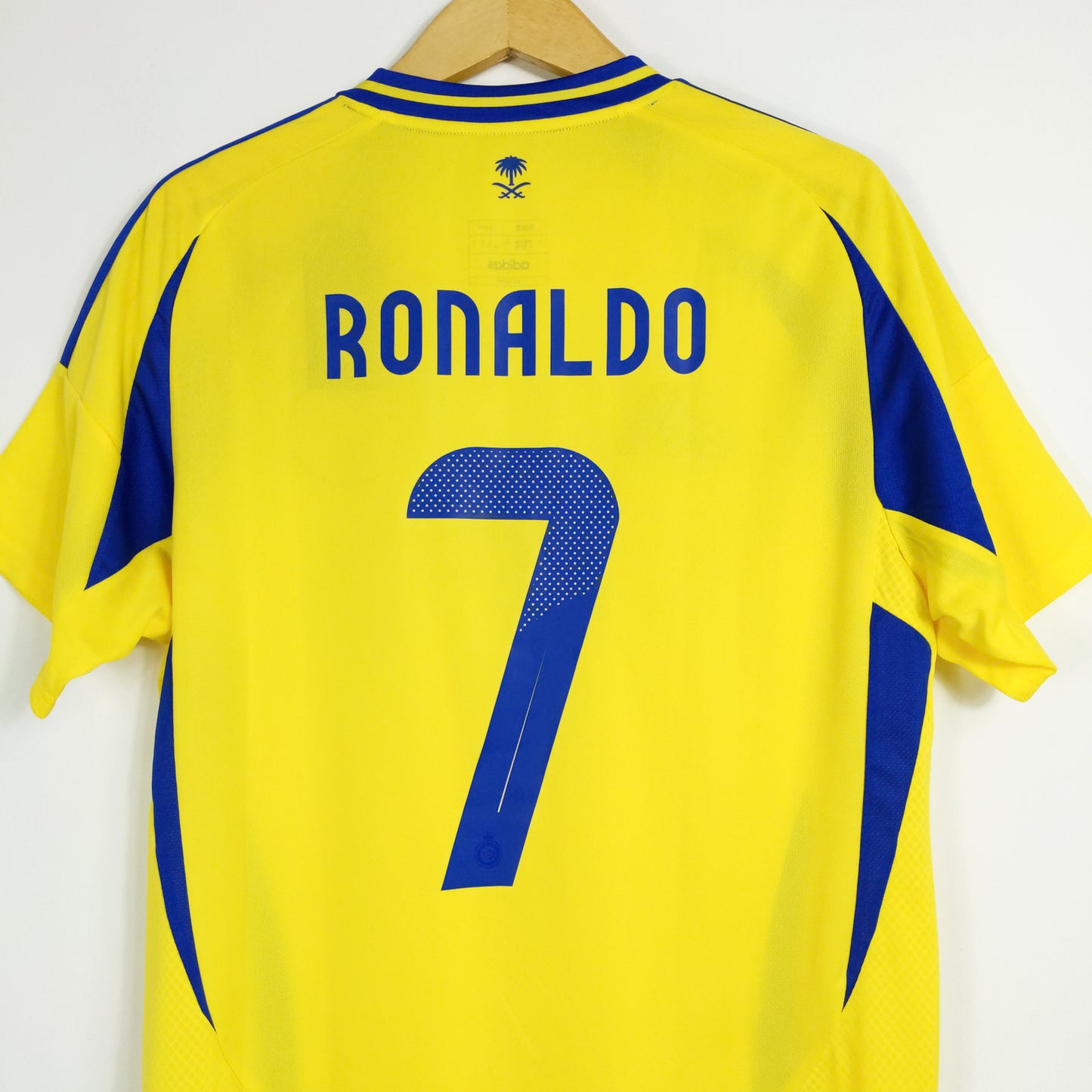 Authentic Al Nassr 2024 Home - Ronaldo #7 Size L (Bnwt)