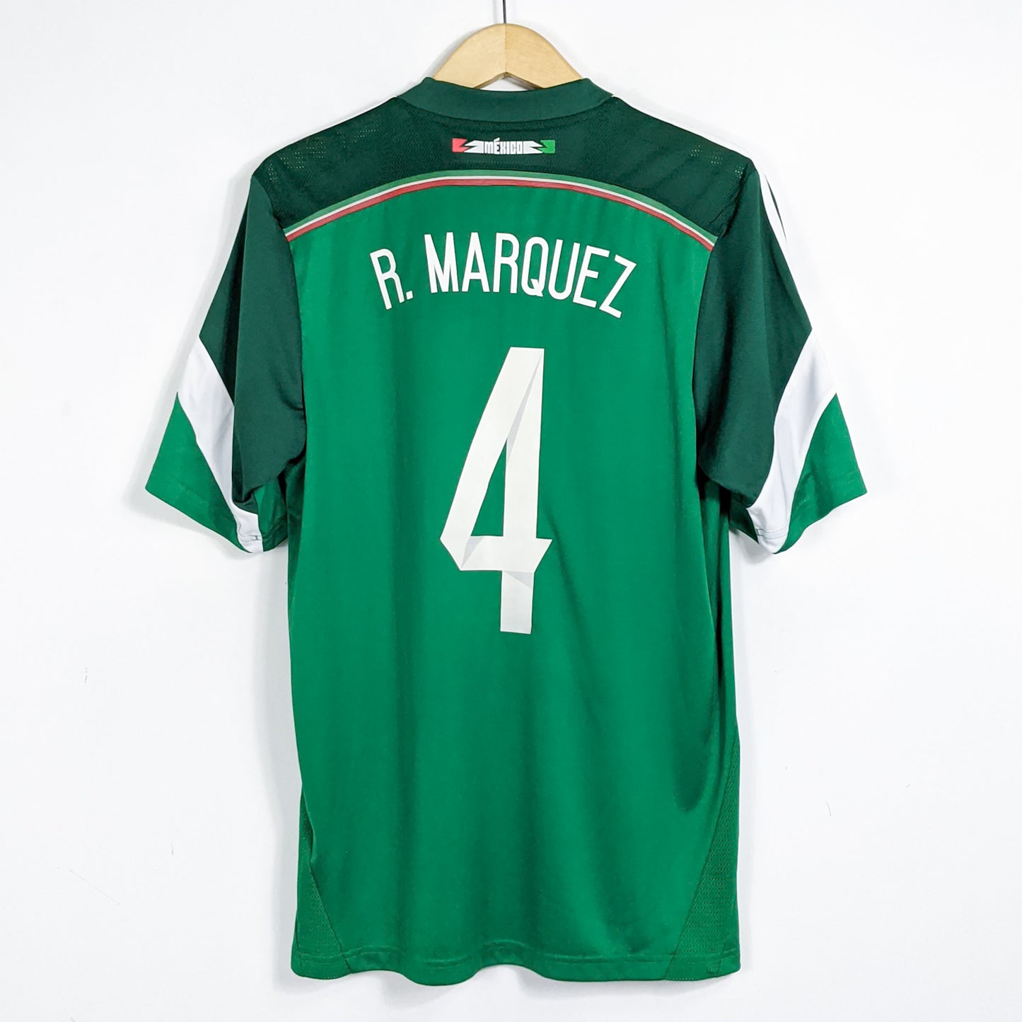 Authentic Mexico 2014 Home - Rafa Marquez #4 Size M (Mdt)