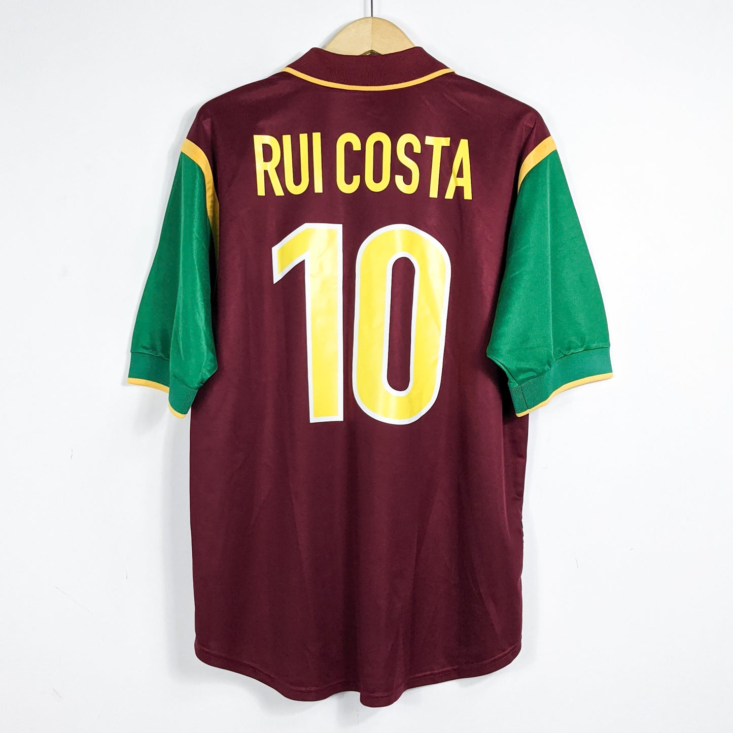 Authentic Portugal 1998 Home - Rui Costa #10 Size L