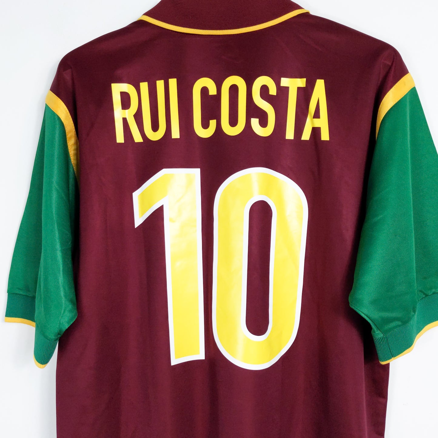 Authentic Portugal 1998 Home - Rui Costa #10 Size L