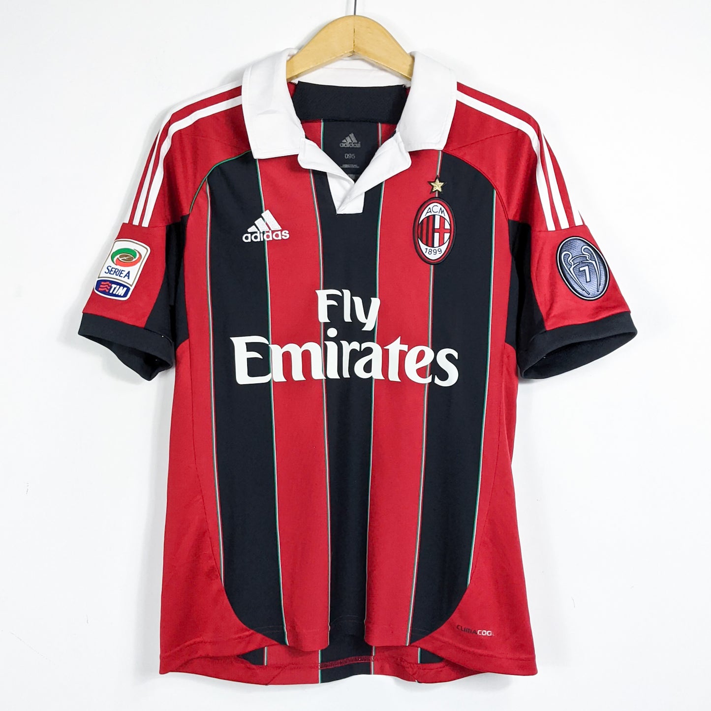 Authentic AC Milan 2012/13 Home - Balotelli #45 Size S