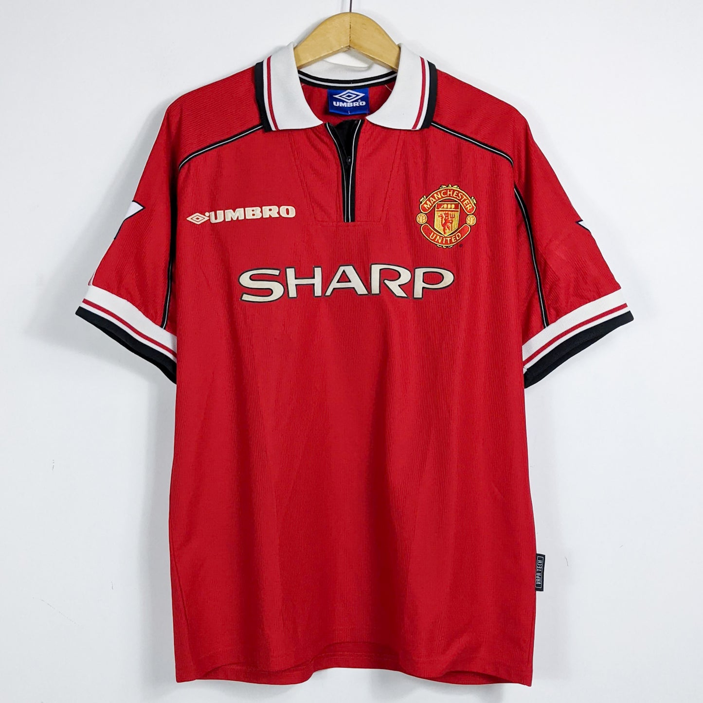 Authentic Manchester United 1998/99 Home - Keane #16 Size L