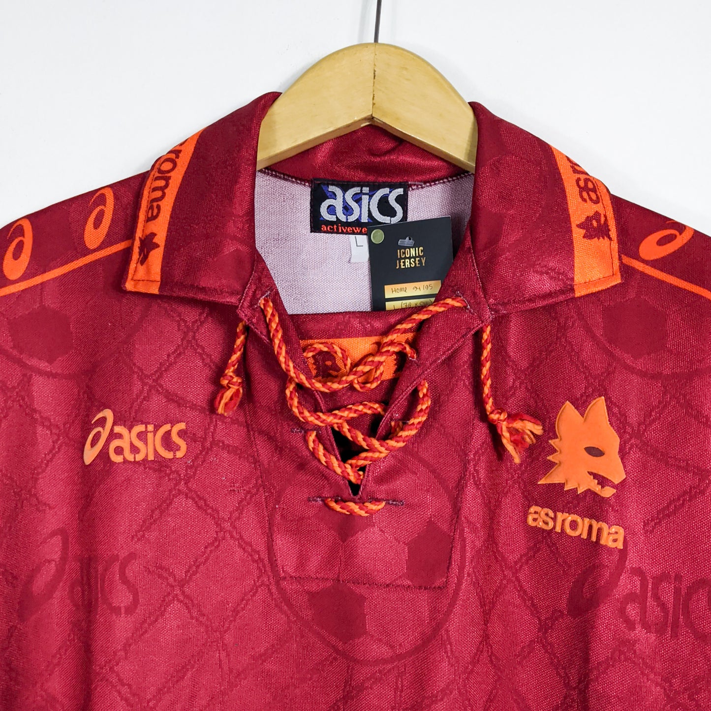 Authentic AS Roma 1994/95 Home - Totti #11 Size L (With short)