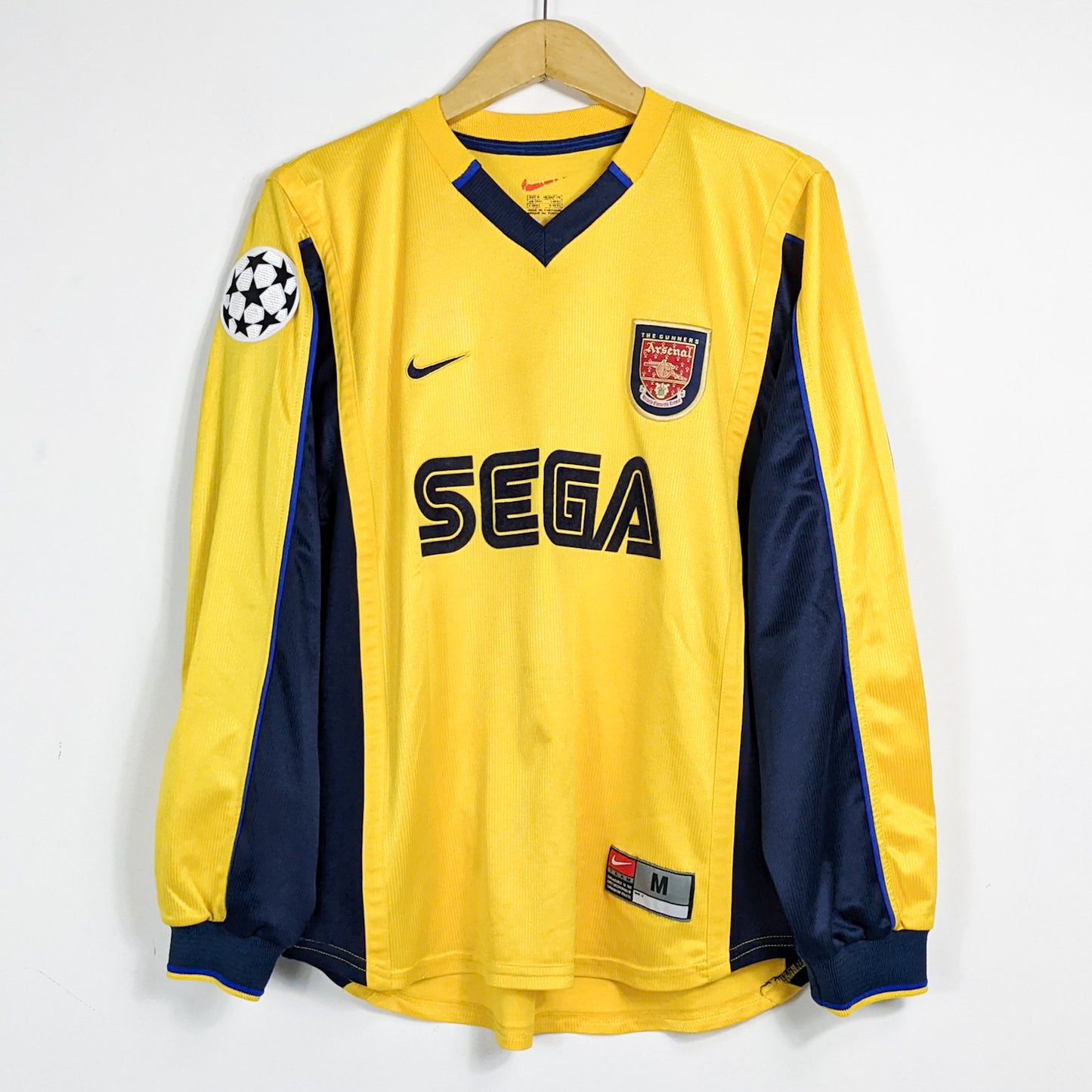 Authentic Arsenal 1999/2000 Away - Henry #14 Size M (Long Sleeve)