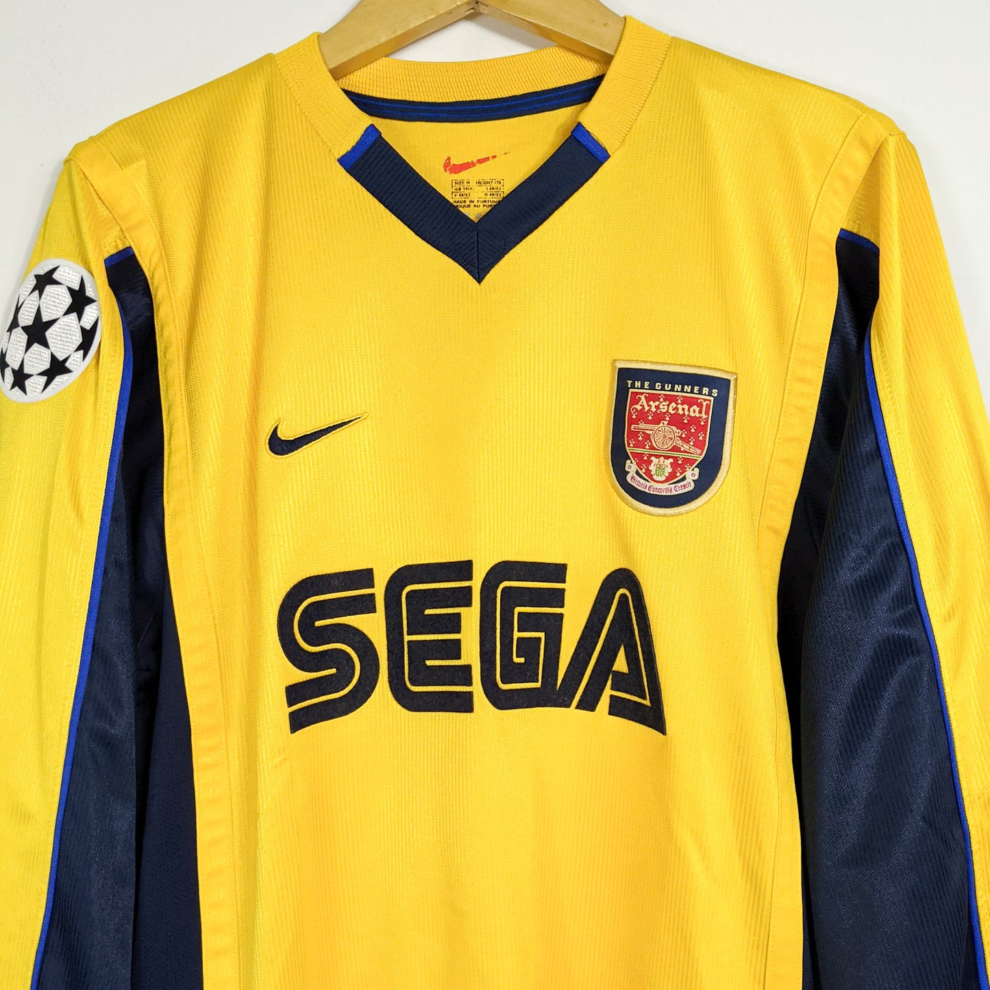 Authentic Arsenal 1999/2000 Away - Henry #14 Size M (Long Sleeve)