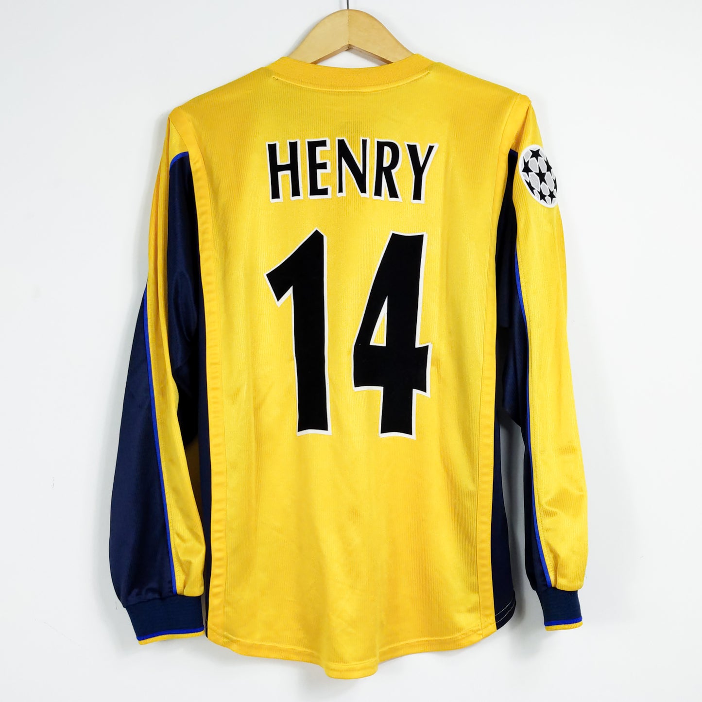 Authentic Arsenal 1999/2000 Away - Henry #14 Size M (Long Sleeve)