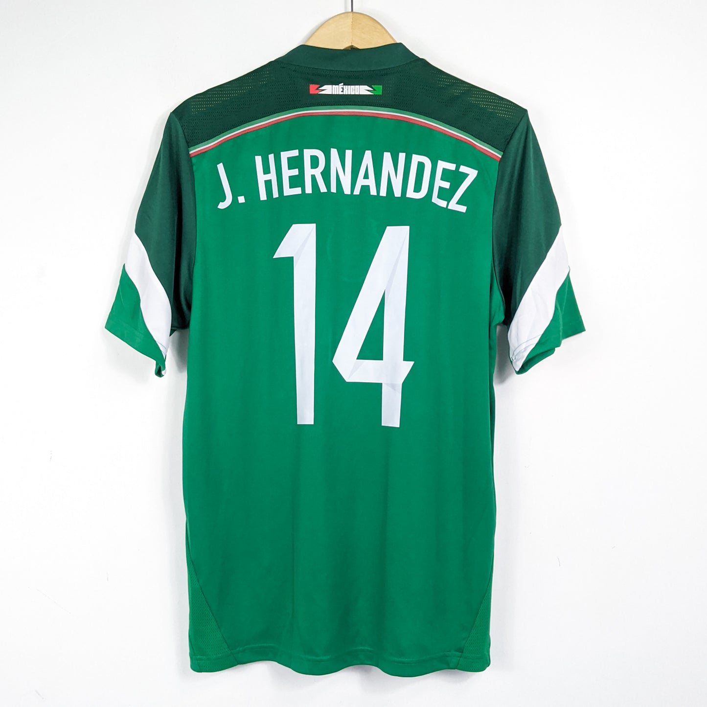 Authentic Mexico 2014 Home - Chicarito #14 Size M